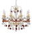Подвесная люстра Crystal Lux FRUTA SP8 GOLD
