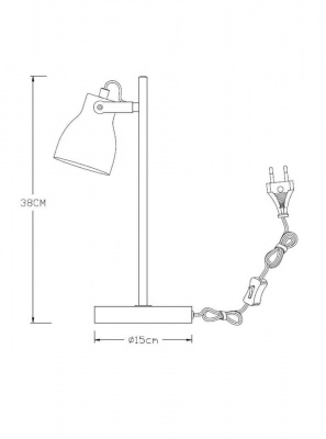 Настольная лампа Lucide Concri Led 05610/05/30