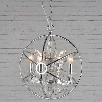 Подвесная люстра Loft IT Foucaults Orb Crystal Loft1896/4