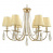 Подвесная люстра Crystal Lux Victoria SP6 Gold/Amber