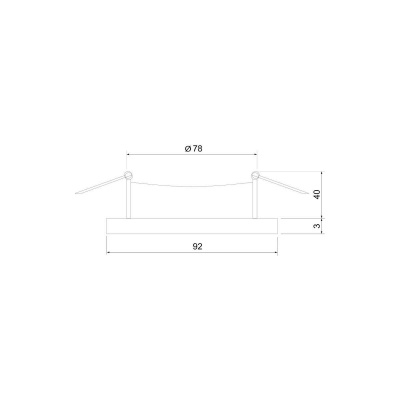 Встраиваемый светильник Elektrostandard 122 MR16 серебро/черный a053354