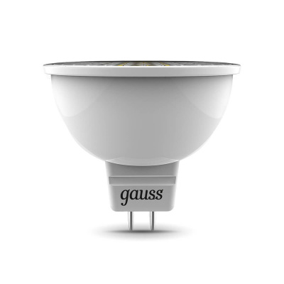 Лампа светодиодная диммируемая Gauss GU5.3 6W RGBW матовая 101105406