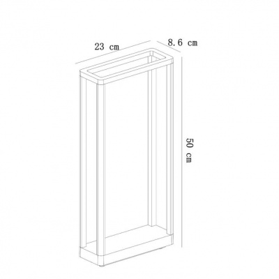 Уличный светодиодный светильник Arte Lamp Hassaleh A3374PA-1BK