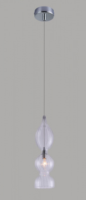 Подвесной светильник Crystal Lux Iris SP1 B Transparent