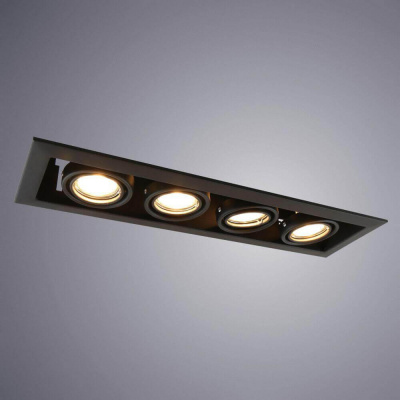 Встраиваемый светильник Arte Lamp Cardani Piccolo A5941PL-4BK