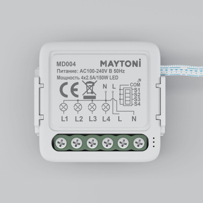Выключатель четырехканальный Wi-Fi Maytoni Technical MD004