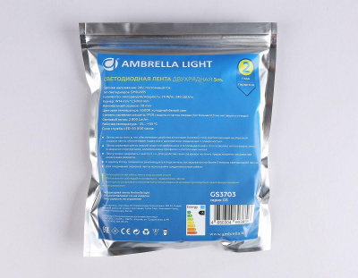 Светодиодная лента Ambrella Light 24W/m 240LED/m 2835SMD холодный белый 5M GS3703