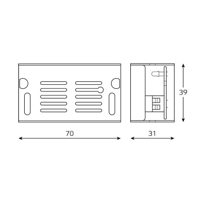 Блок питания Gauss 15W 12V IP20 BT500