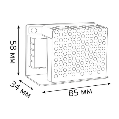 Блок питания Gauss 30W 24V IP20 202002030