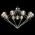Подвесная люстра Crystal Lux Fabricio SP11 Chrome/Transparente Подвесная люстра Crystal Lux Fabricio SP11 Chrome/Transparente