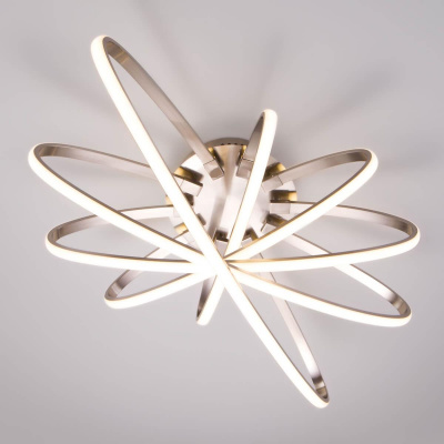 Потолочный светодиодный светильник Eurosvet 90100/5 сатин-никель