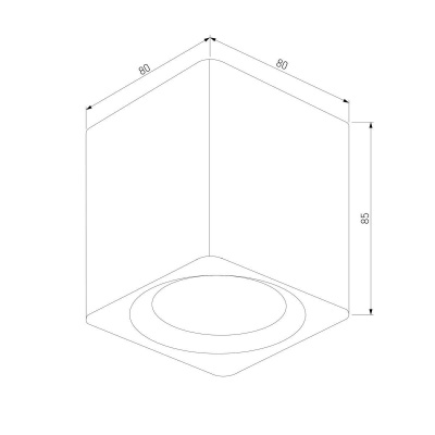Потолочный светодиодный светильник Elektrostandard Matrix 25051/LED a065286