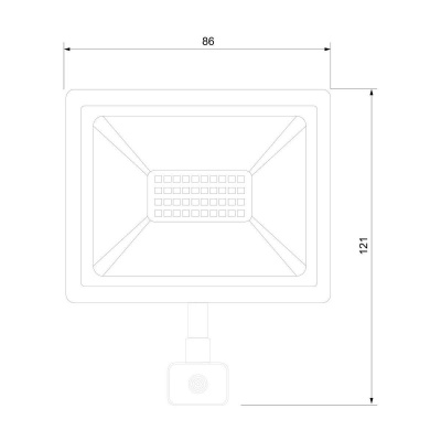 Прожектор светодиодный Elektrostandard Elementary 021 FL LED 10W 6500K IP44 a051930