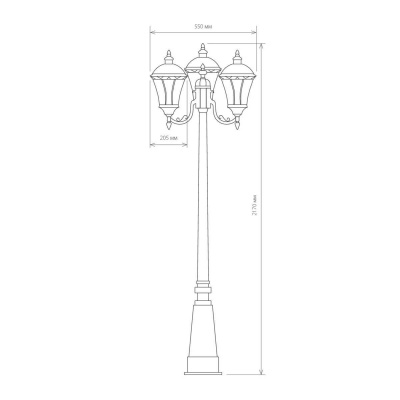 Садово-парковый светильник Elektrostandard Capella a025017
