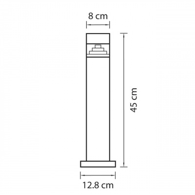 Уличный светодиодный светильник Lightstar Raggio 377907