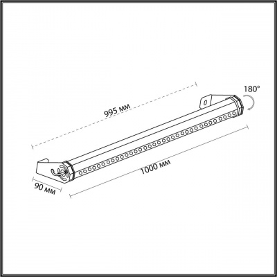 Уличный настенный светодиодный светильник Odeon Light Nature Graze 7040/10WL