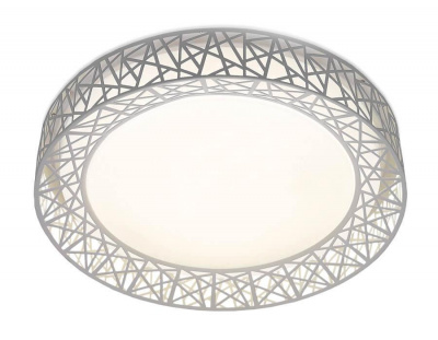 Потолочный светодиодный светильник Ambrella light Orbital Design F122 WH 72W D450