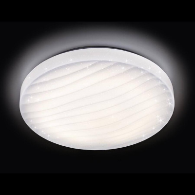 Потолочный светодиодный светильник Ambrella light Orbital Air F19 WH 48W D390