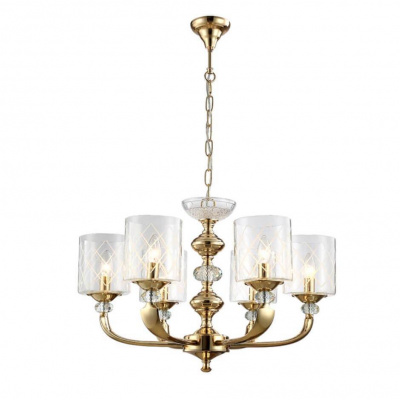 Подвесная люстра Crystal Lux Gracia SP6 Gold