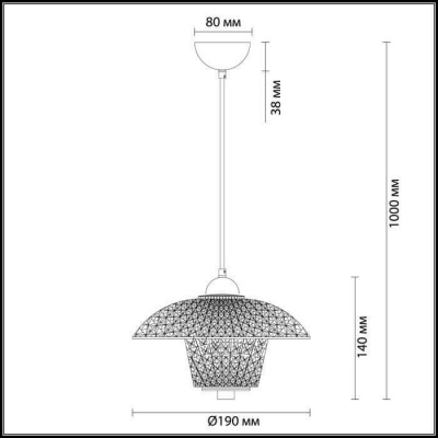 Подвесной светодиодный светильник Lumion Stellida 3600/12L