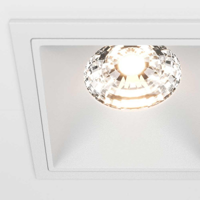 Встраиваемый светильник Maytoni Alfa LED DL043-01-15W3K-D-SQ-W