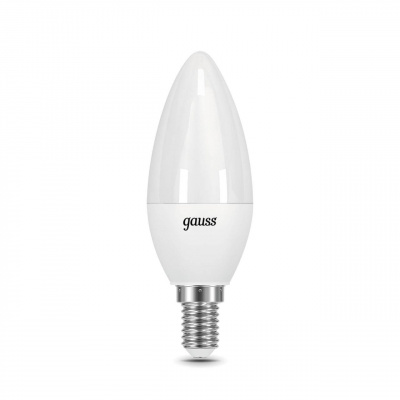 Лампа светодиодная Gauss E14 9.5W 3000K матовая 103101110
