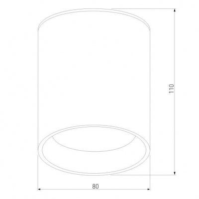 Уличный светодиодный светильник Elektrostandard Light Led 35130/H черный a056229