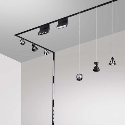 Трековый низковольтный светодиодный светильник Novotech Shino Flum 358405