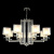 Подвесная люстра Crystal Lux Nicolas SP-PL8 Nickel/White