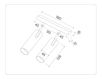 Трековый светодиодный светильник Ambrella light Track System GL3902