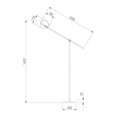 Торшер Eurosvet Grazia 01142/1 золото