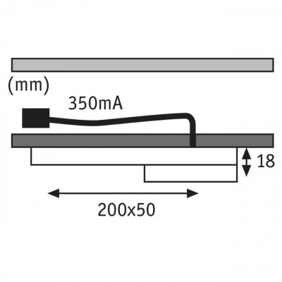 Мебельный светодиодный светильник Paulmann Micro Line Led Setup 93567