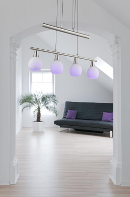 Подвесной светодиодный светильник Globo Elliott 54351-4ZRGB