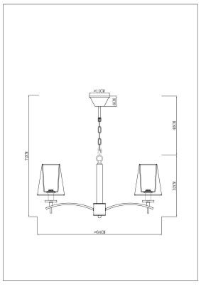 Подвесная люстра Arte Lamp Kensington A4098LM-5CC