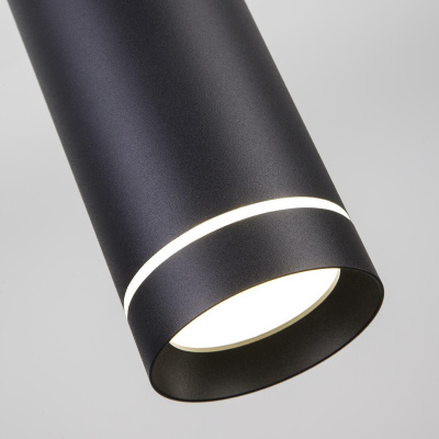 Трековый светодиодный светильник Eurosvet Topper 50163/1 LED черный