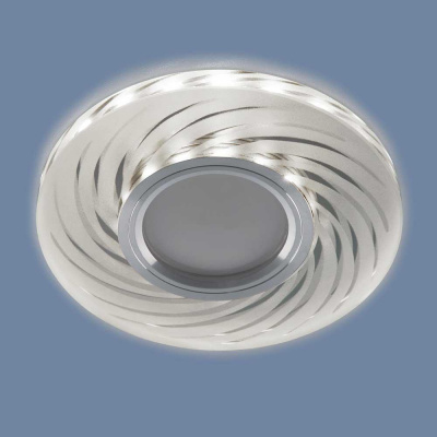 Встраиваемый светильник Elektrostandard 2249 MR16 SL/WH зеркальный/белый a047762