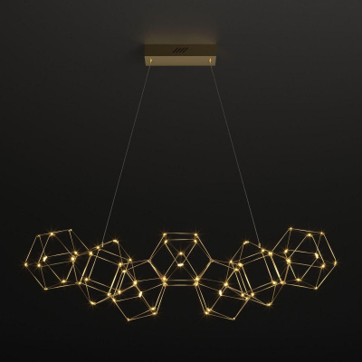 Подвесной светодиодный светильник Eurosvet Uma 90168/7 медь