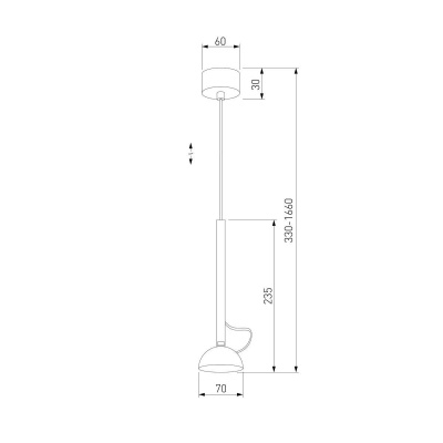 Подвесной светодиодный светильник Elektrostandard Join 50313 LED a068618