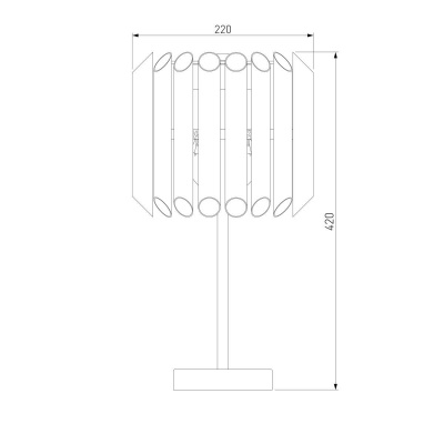 Настольная лампа Bogates Castellie 01106/3