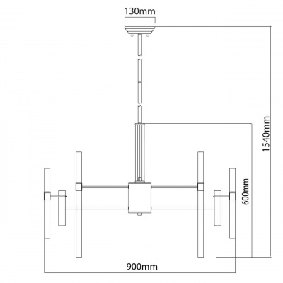 Подвесная люстра MW-Light Альгеро 285010910