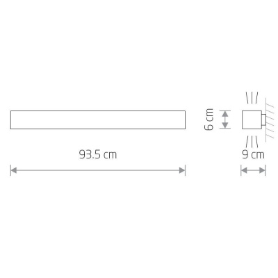 Настенный светильник Nowodvorski Soft Wall Led 90x6 7534