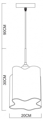 Подвесной светильник Arte Lamp Serenata A3458SP-1AB