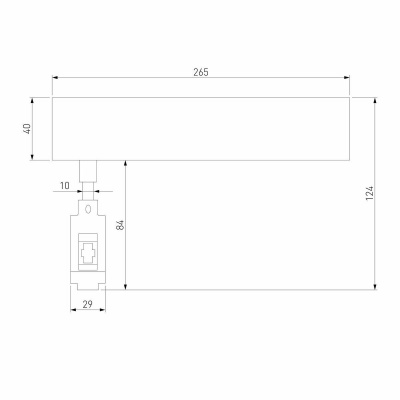 Декоративная стойка с вводом питания Elektrostandard Esthetic Magnetic 85140/00 a065432