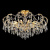 Подвесная люстра Crystal Lux Hollywood SP-PL10 Gold D1000