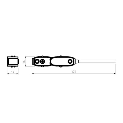 Ввод питания гибкий Elektrostandard Slim Magnetic 85162/00 a066519