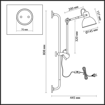 Спот Odeon Light Modern Arta 4125/1WA