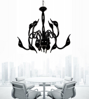 Подвесная люстра Lumina Deco Magica LDP 6028-12 BK