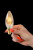 Лампа светодиодная диммируемая Lucide E14 3W 2200K янтарная 49043/03/62